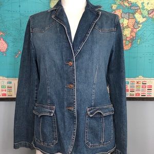 Denim blazer women’s large